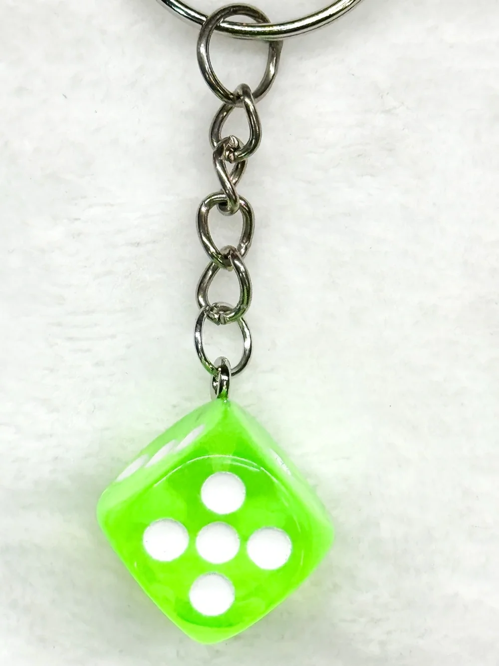 Mini Dice Keychain – Pick One Color – Cute Game Bag Charm